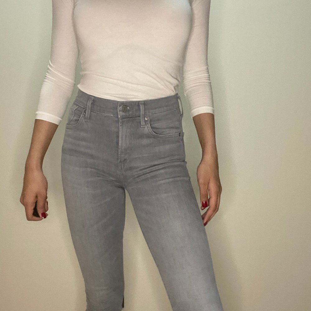 AGolde Hi Rise Skinny Crop